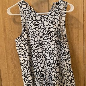 Ann Taylor tank blouse peplum